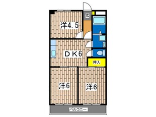 高正ハイツの物件間取画像